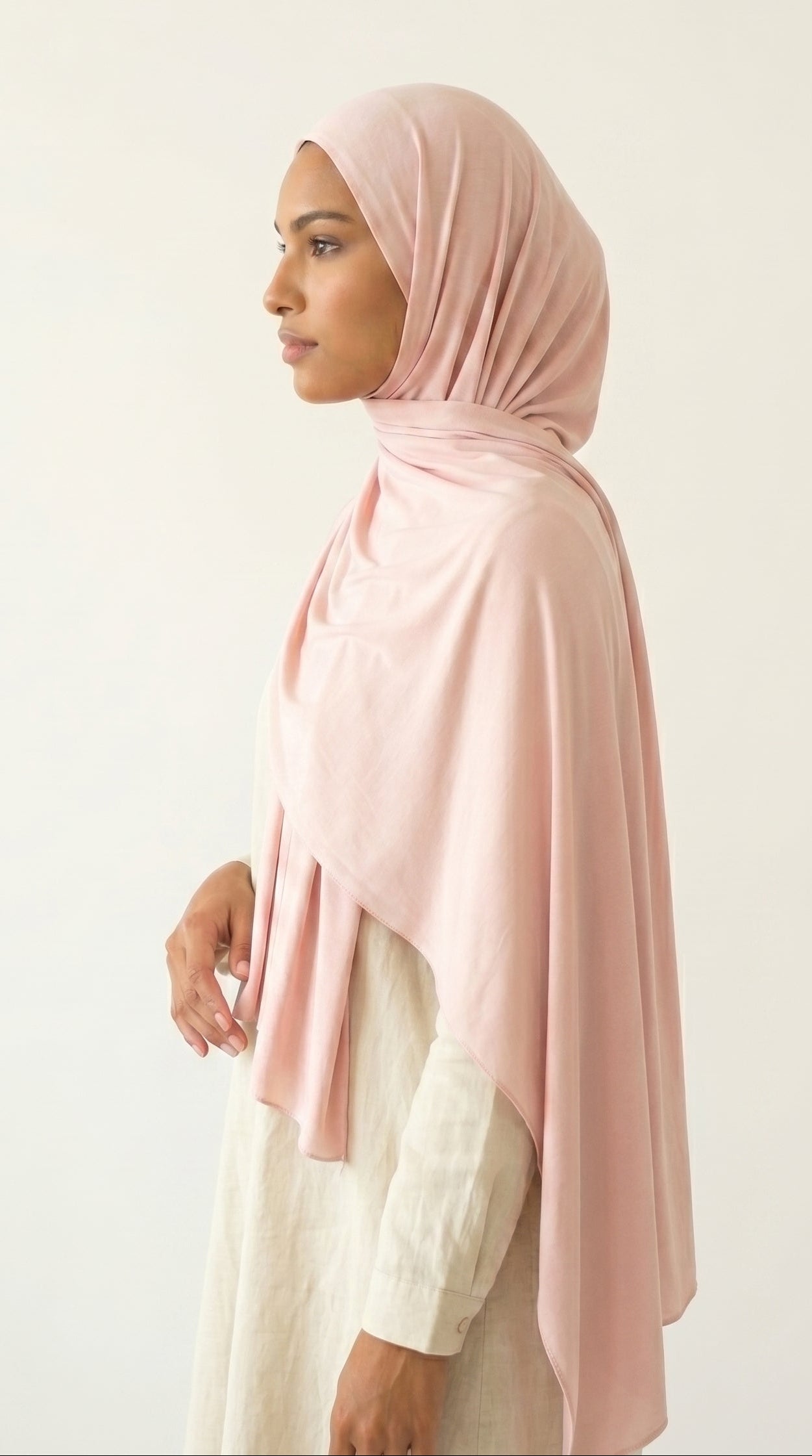 Hijab Air Soft - Rose Blush