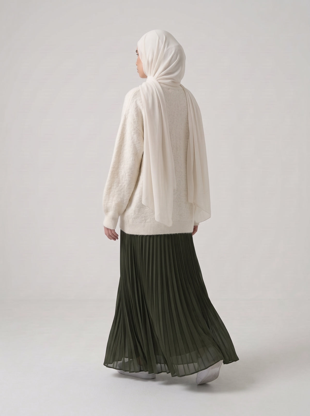 Jupe Pleated - Forest Kaki