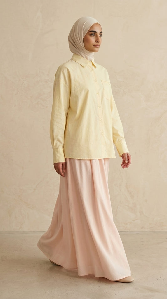 AÏKARA Paris — Chemise Chemise Lemon Jaune Citron — vue 5/7