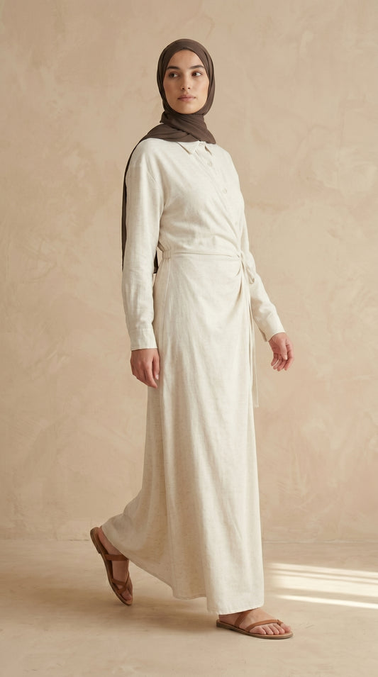 AÏKARA Paris — Robe Robe Lily Crème — vue 2/5
