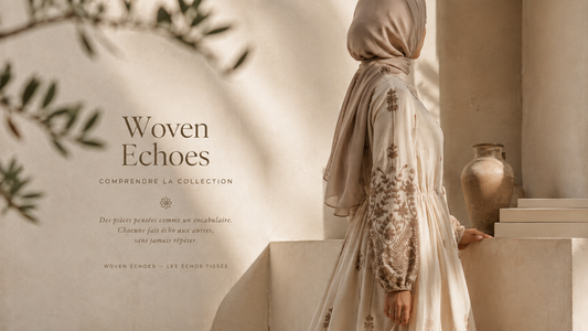 Woven Echoes — comprendre la collection