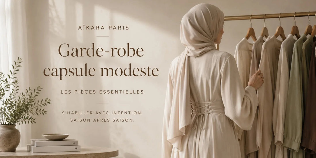 Garde-robe capsule modeste : les pièces essentielles