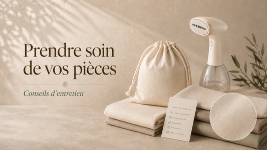 Prendre soin de vos pièces