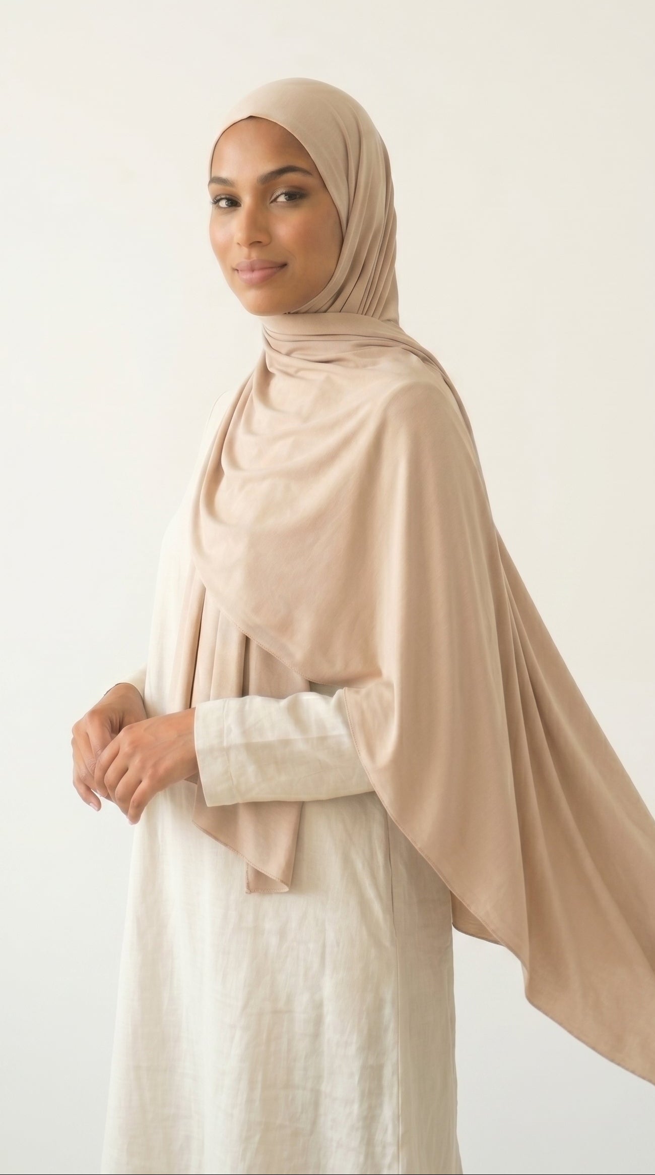 Hijab Air Soft - Beige Crème