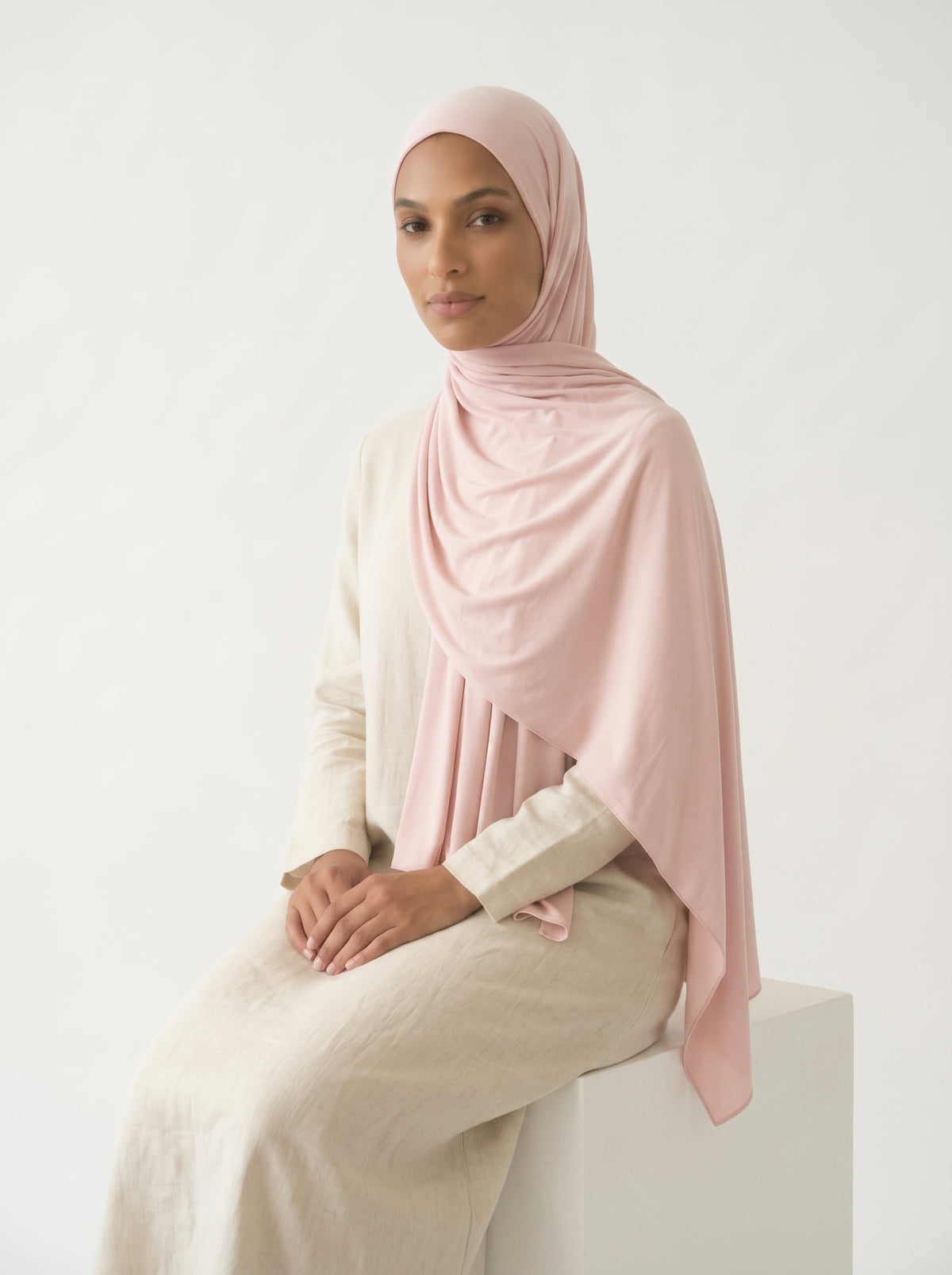 Hijab Air Soft Rose Tendre, vue 3 sur 4