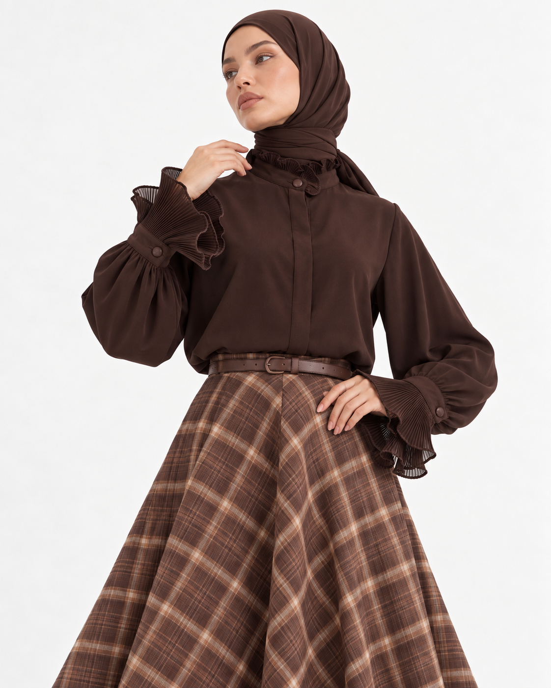 Chemise Dahlia - Coffee