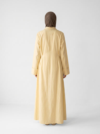 Robe Daisy Jaune Pastel, vue 4 sur 4