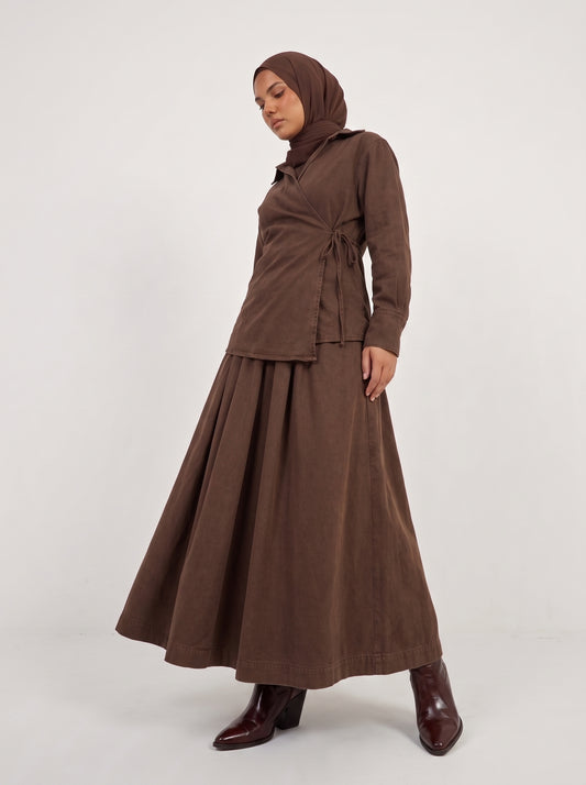 Ensemble Denim - Brown — AÏKARA Paris