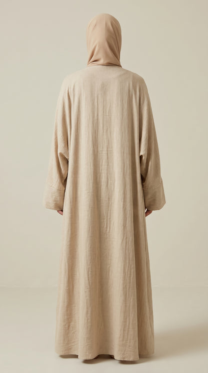 Abaya Dune Beige Sand — AÏKARA Paris
