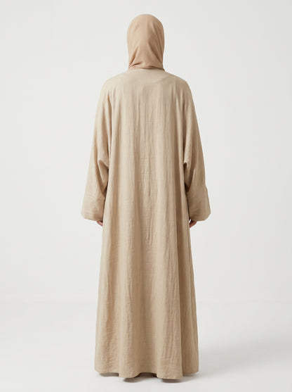 Abaya Dune Beige Sand, vue 2 sur 3