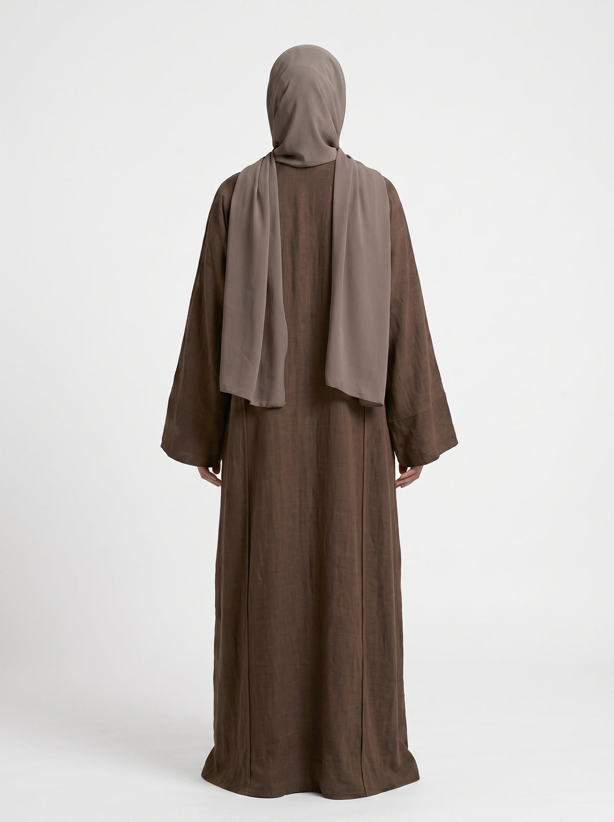 Abaya Dune Coffee, vue 3 sur 3