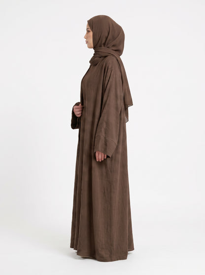 Abaya Dune Coffee, vue 2 sur 3