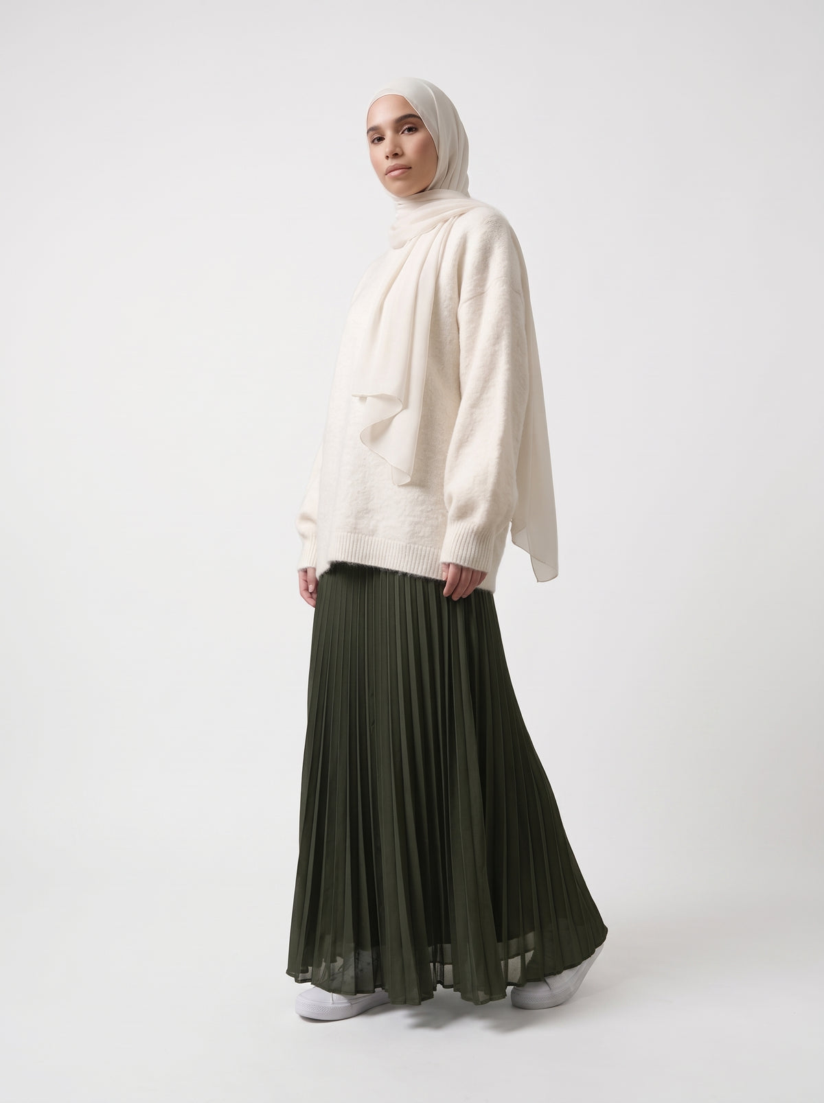 Pull Mira - Cream White