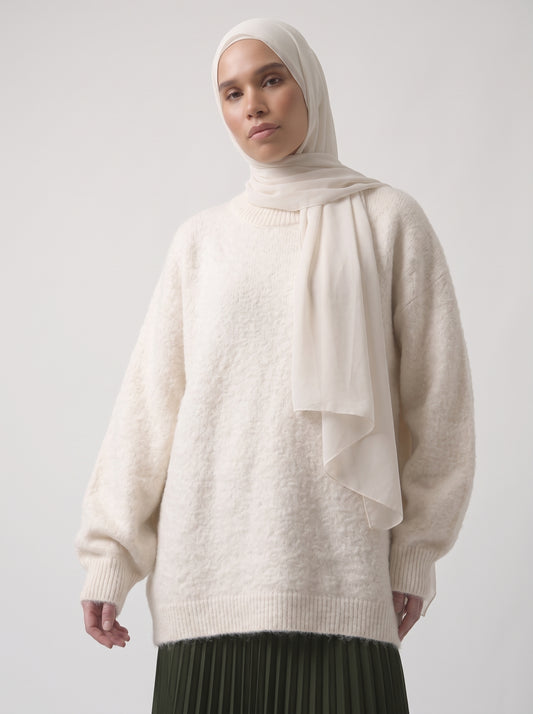 Pull Mira - Cream White