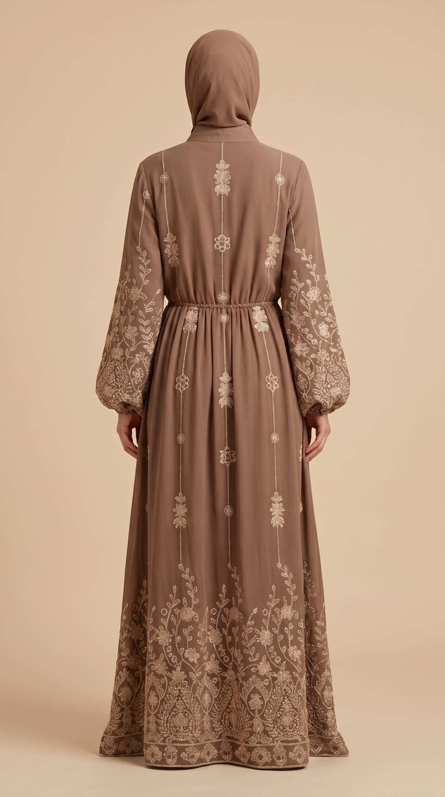 Robe Jasmine Cacao — AÏKARA Paris