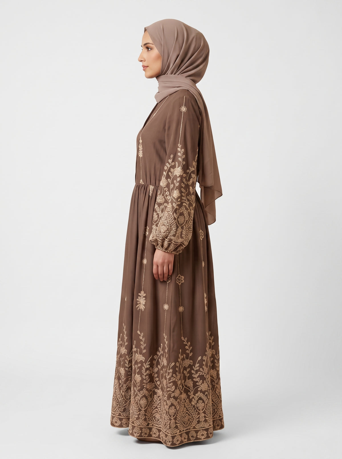 Robe Jasmine Cacao, vue 4 sur 4