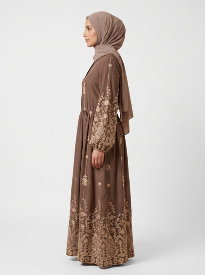 Robe Jasmine Cacao, vue 4 sur 4