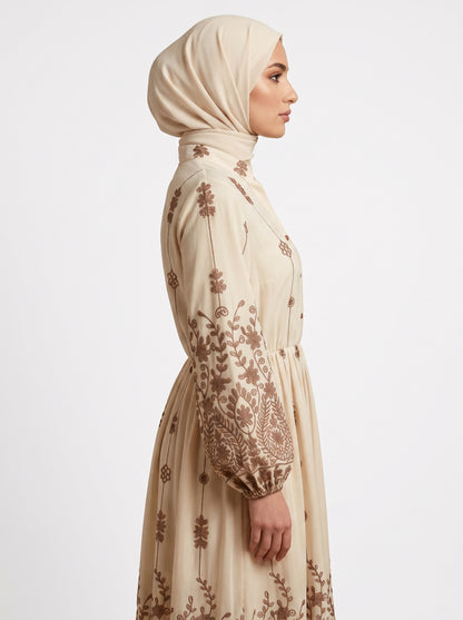 Robe Jasmine Ivoire, vue 2 sur 4