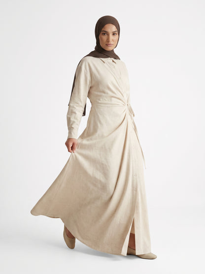 Robe Lily Crème, vue 2 sur 5