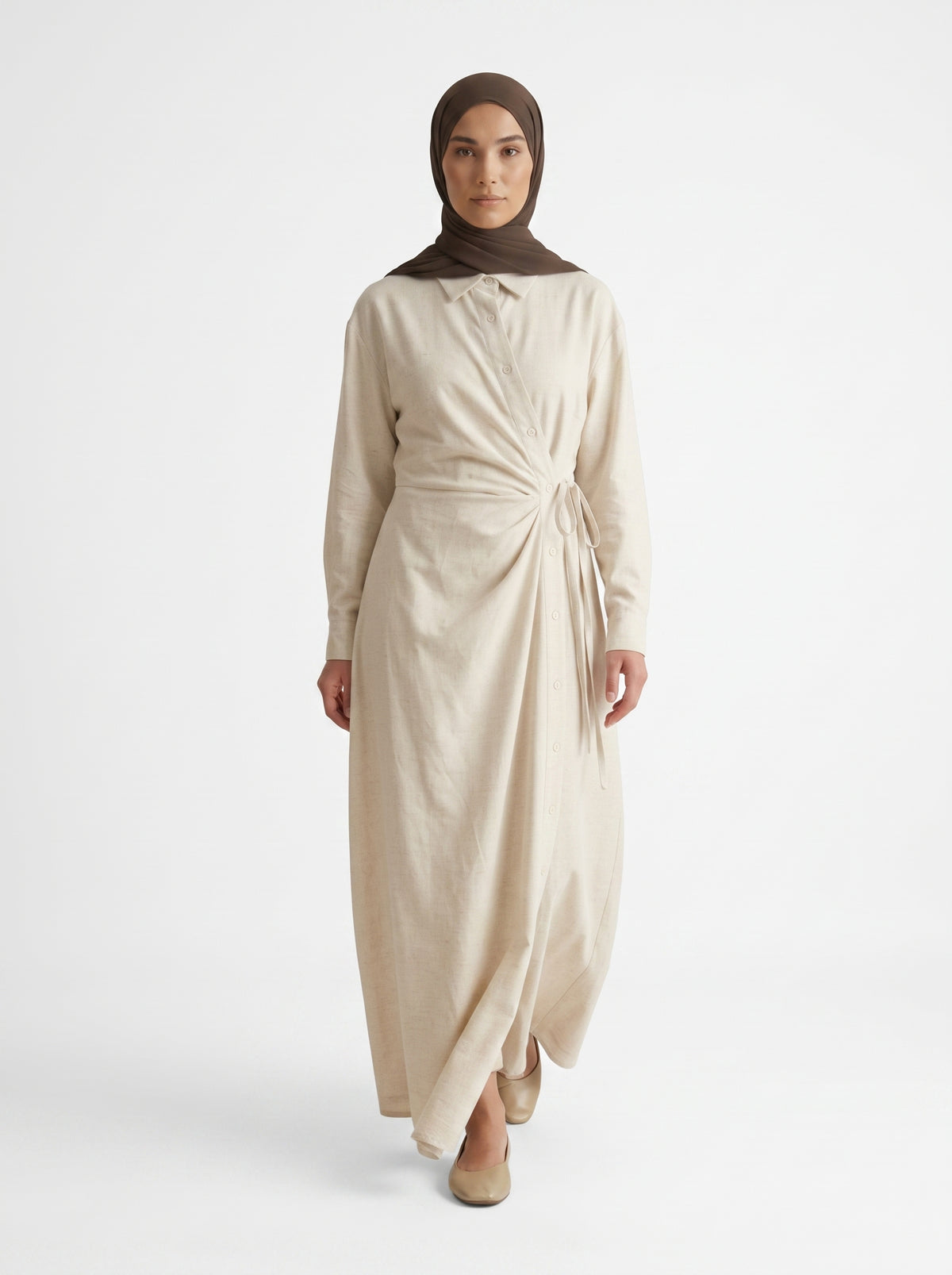 Robe Lily Crème, vue 5 sur 5