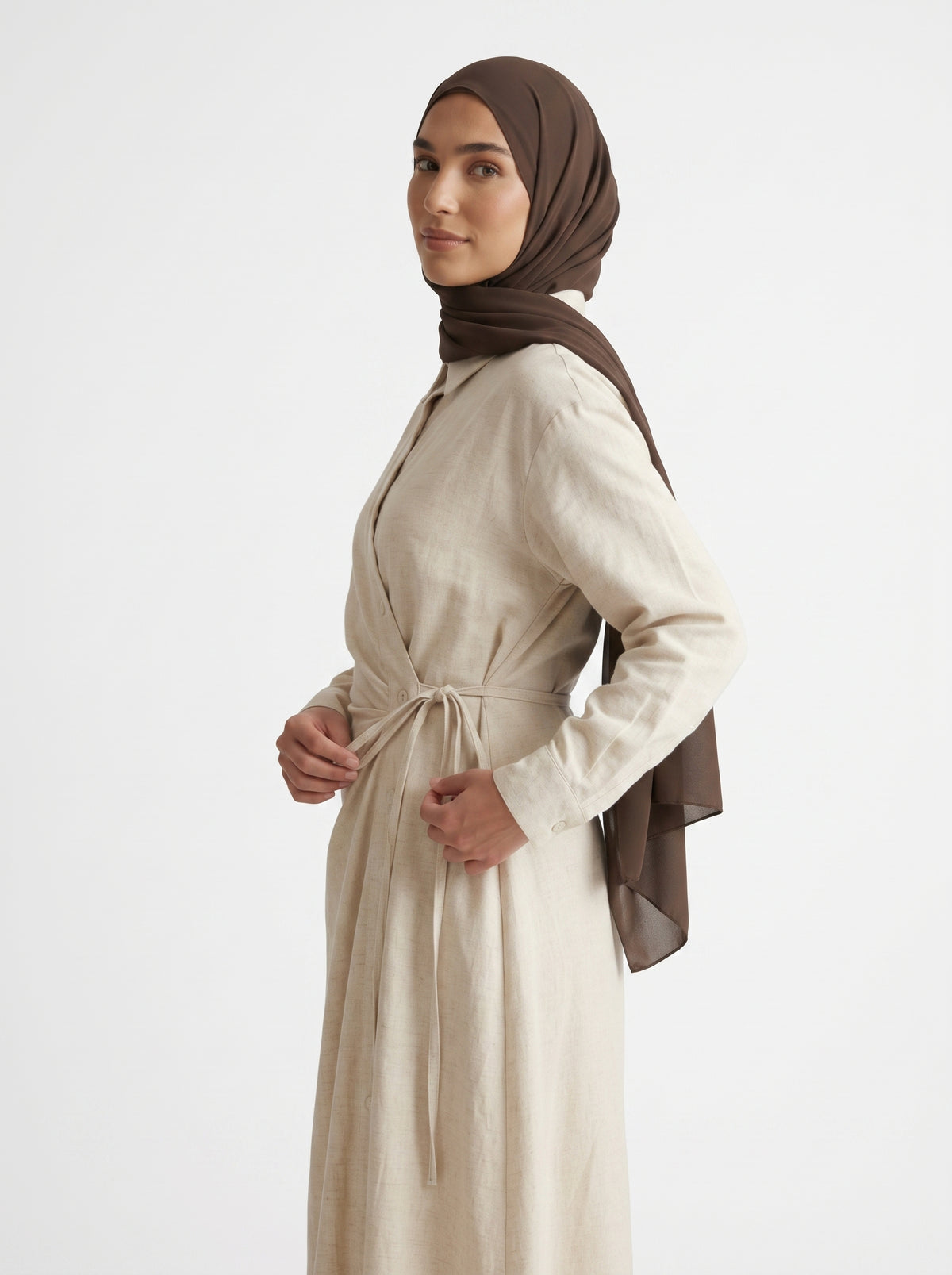 Robe Lily Crème, vue 3 sur 5