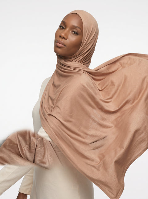 Hijab Modal - Caramel Latte — AÏKARA Paris