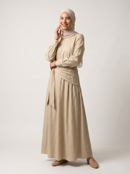 Robe Peony Sable, AÏKARA Paris