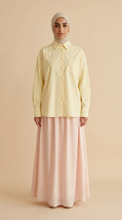AÏKARA Paris — Chemise Chemise Lemon Jaune Citron — vue 6/7