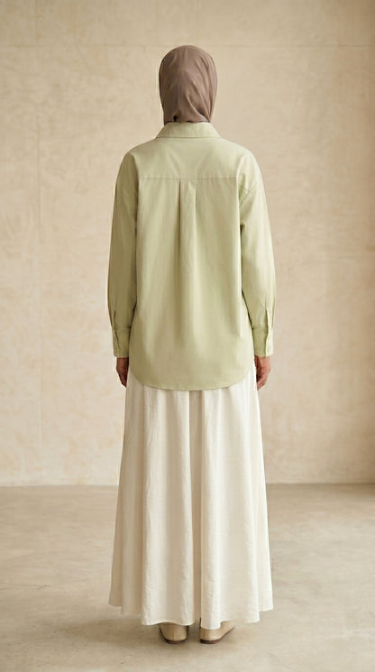 AÏKARA Paris — Chemise Chemise Pistacchio Vert Pistacchio — vue 4/6