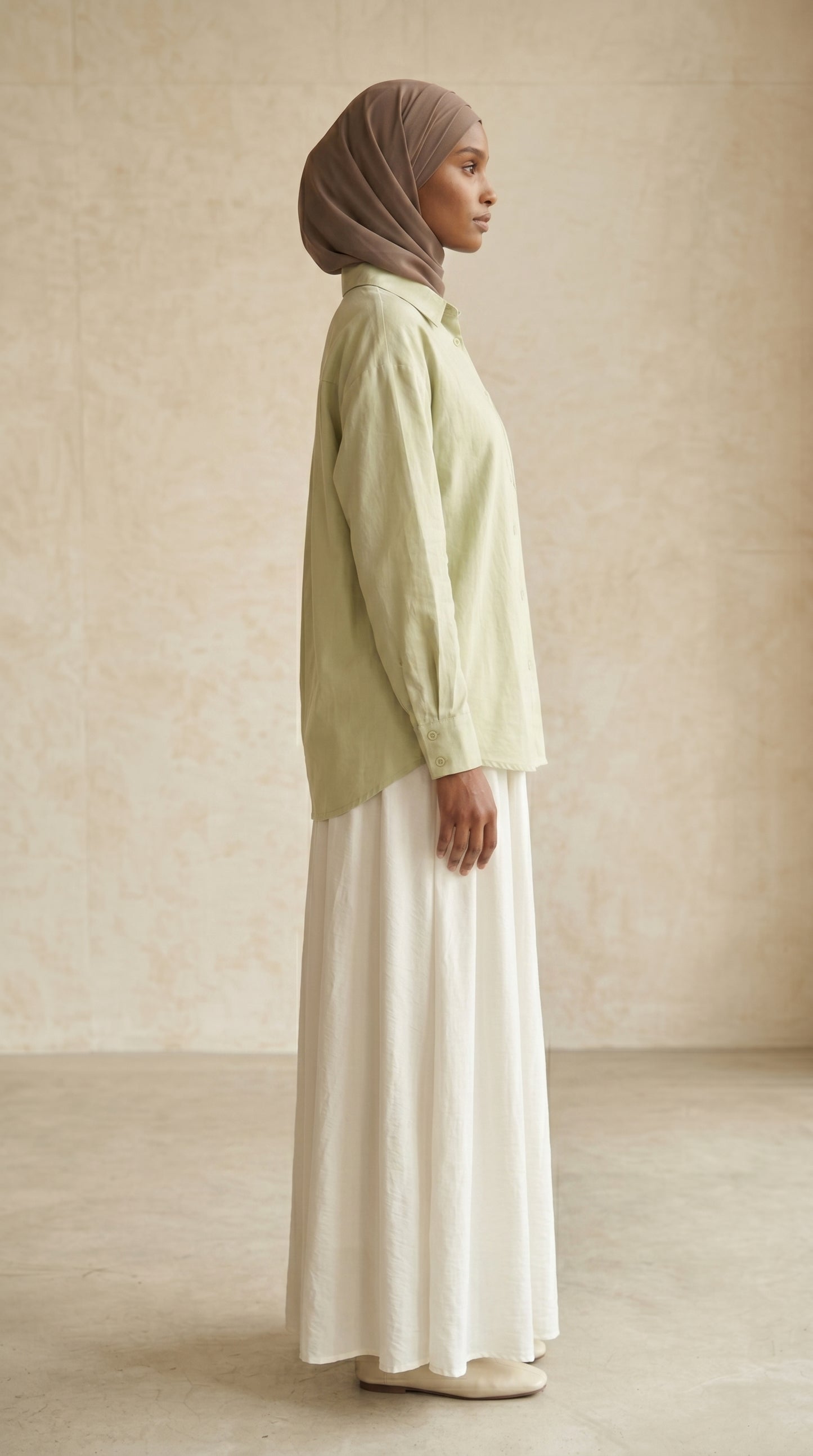 AÏKARA Paris — Chemise Chemise Pistacchio Vert Pistacchio — vue 5/6