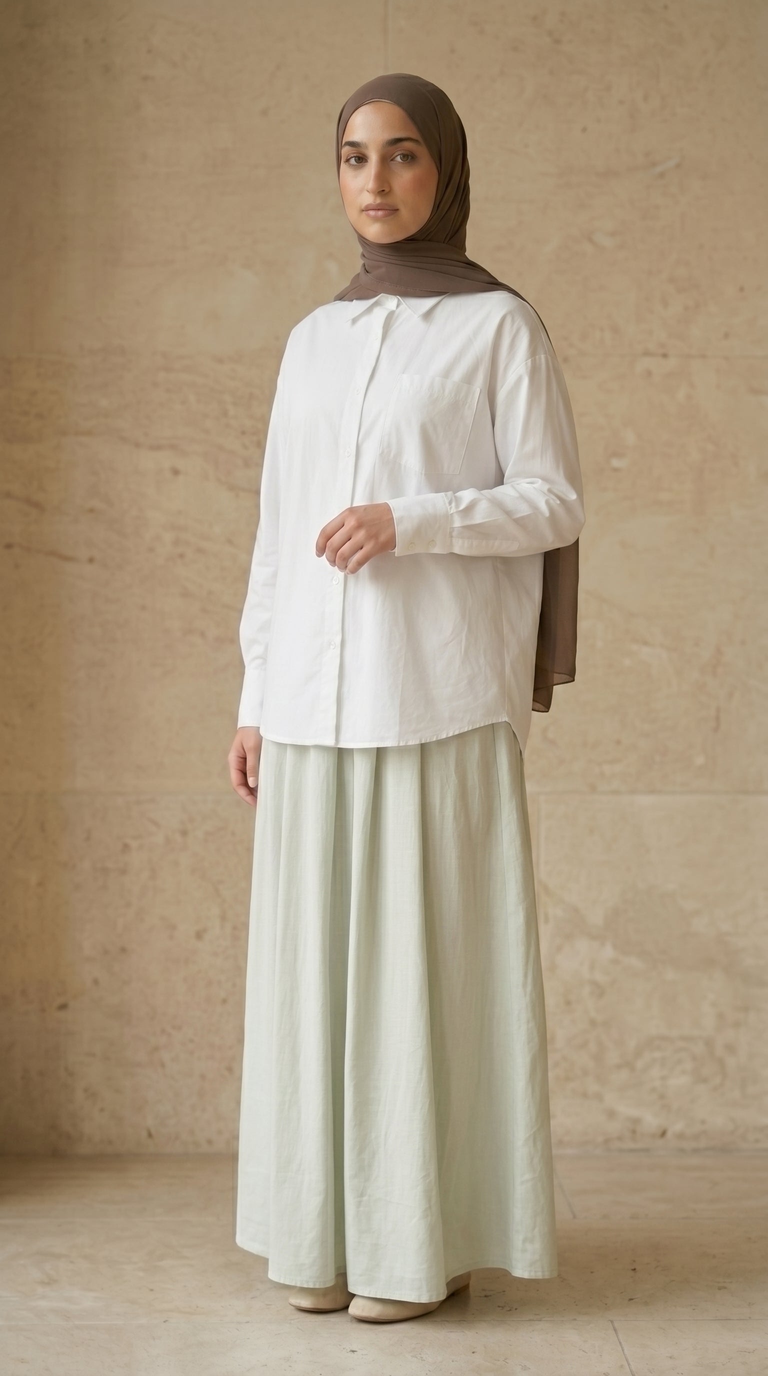 AÏKARA Paris — Jupe Jupe Mint Vert Mint — vue 5/5