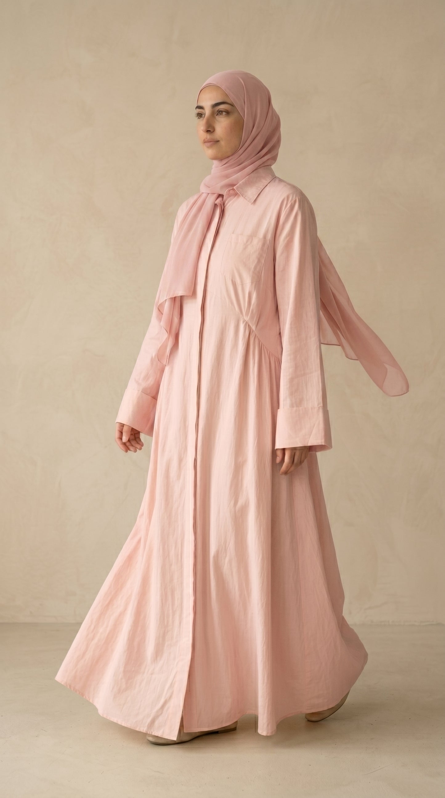 AÏKARA Paris — Robe Robe Daisy Rose Blush — vue 1/5