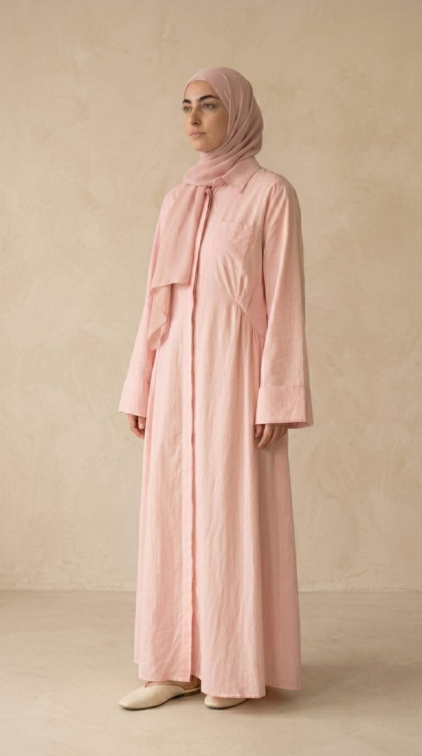 AÏKARA Paris — Robe Robe Daisy Rose Blush — vue 2/5