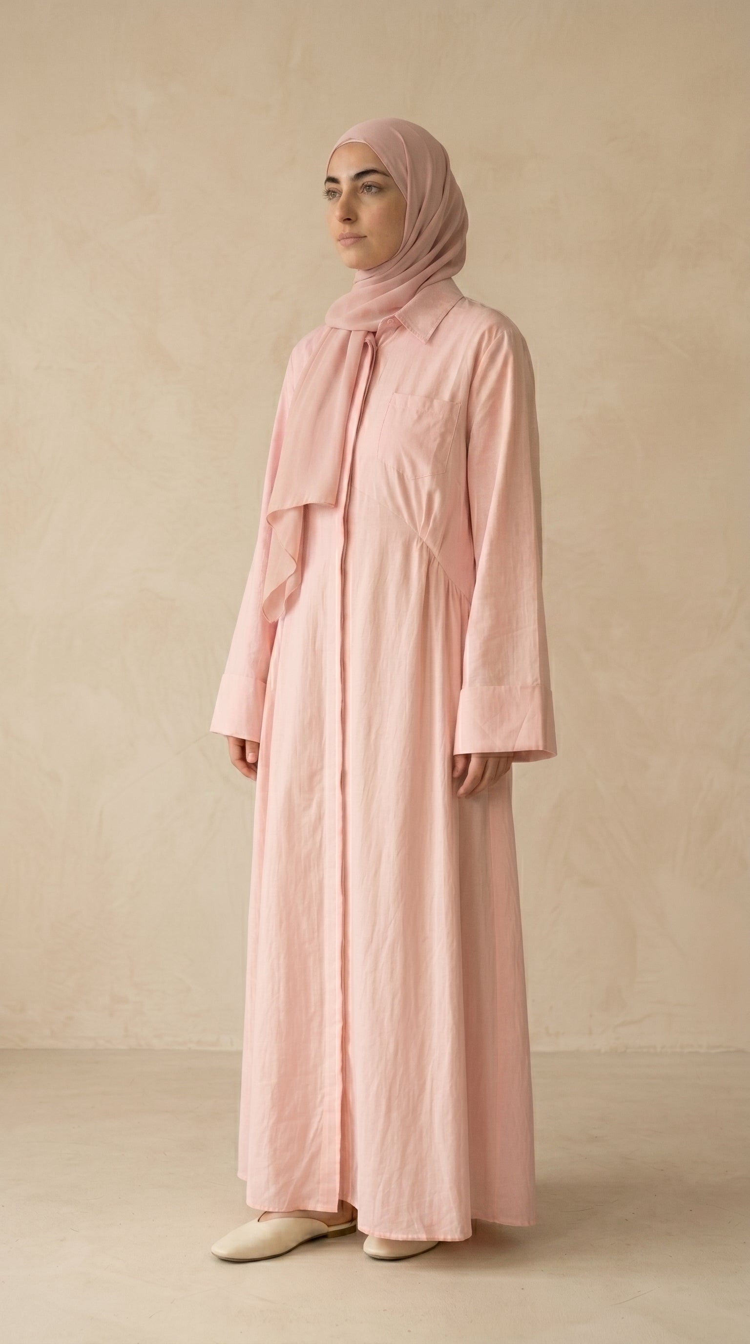 AÏKARA Paris — Robe Robe Daisy Rose Blush — vue 2/5