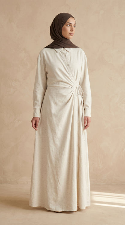 AÏKARA Paris — Robe Robe Lily Crème — vue 1/5